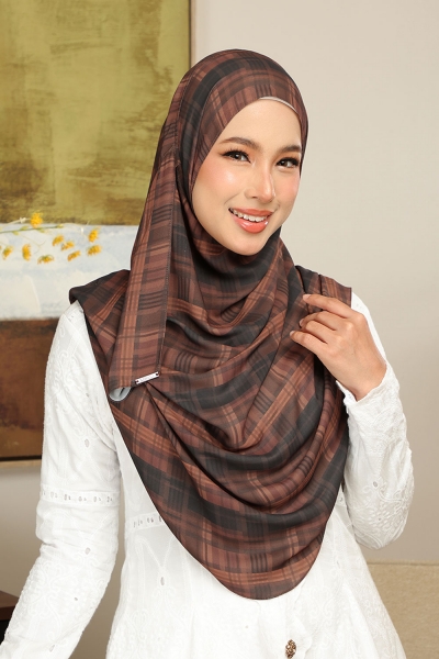 Aralyn Babes Printed Checkered in Raven
